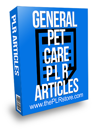 General Pet Care PLR Articles