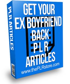 Get Your Ex Boyfriend Back PLR Articles