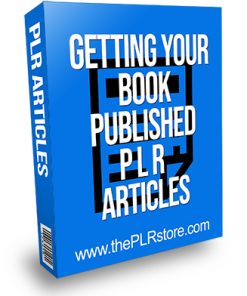 Getting Your Book Published PLR Articles