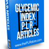 Glycemic Index PLR Articles