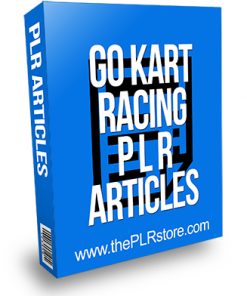 Go Kart Racing PLR Articles