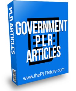 Government PLR Articles