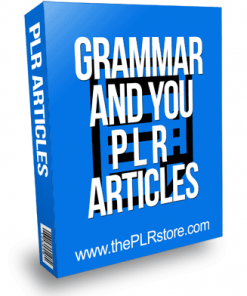 Grammar and You PLR Articles