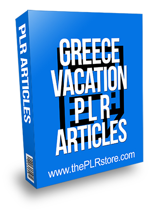 Greece Vacation PLR Articles