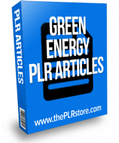 green energy plr articles