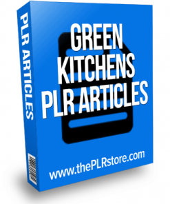 green kitchens plr articles