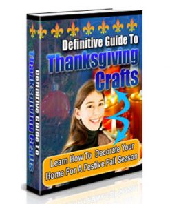 guide to thanksgiving crafts plr ebook