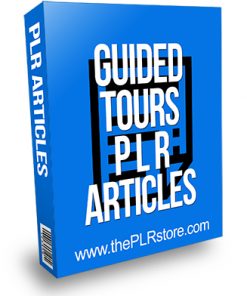Guided Tours PLR Articles