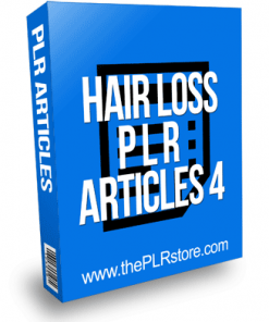 Hair Loss PLR Articles 4