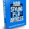 Hair Styling PLR Articles with Private Label Rights