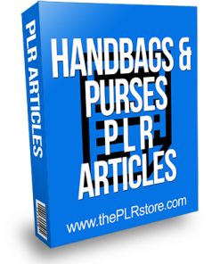 Handbags and Purses PLR Articles