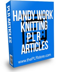 Handy Work Knitting PLR Articles