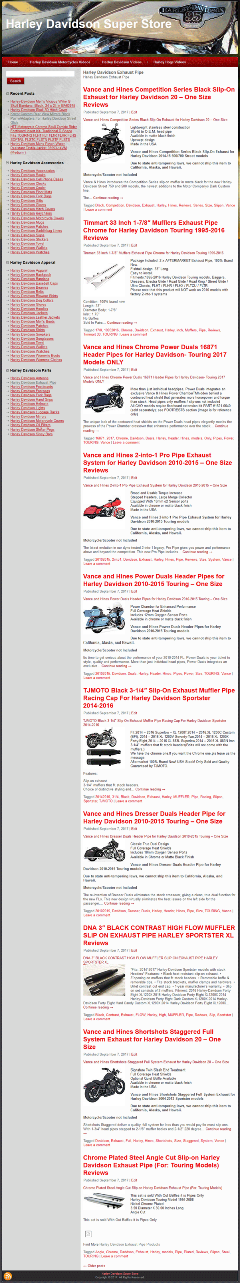 Harley Davidson PLR Amazon Store Website - Image 3
