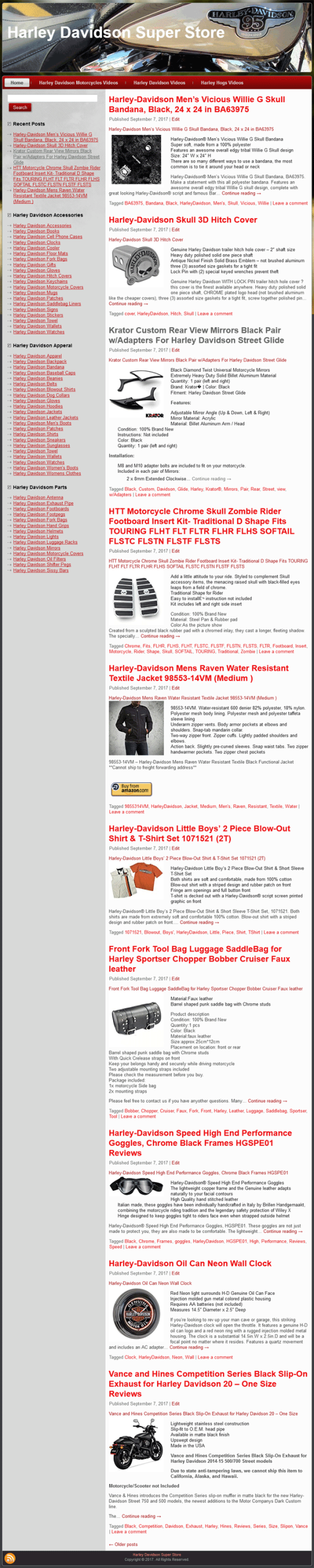 harley davidson plr amazon store website