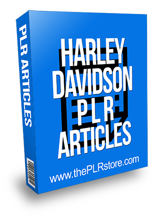 Harley Davidson PLR Articles