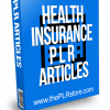 Health Insurance PLR Articles