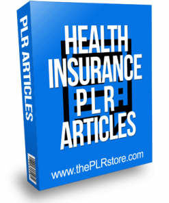 Health Insurance PLR Articles