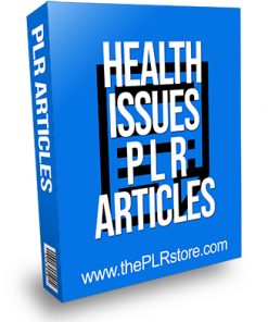 Health Issues PLR Articles