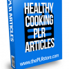 Healthy Cooking PLR Articles