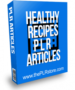 Healthy Recipes PLR Articles