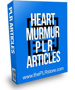 Heart Murmur PLR Articles