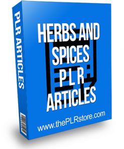 Herbs and Spices PLR Articles