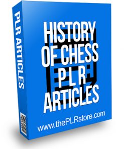 History of Chess PLR Articles