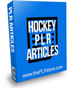Hockey PLR Articles