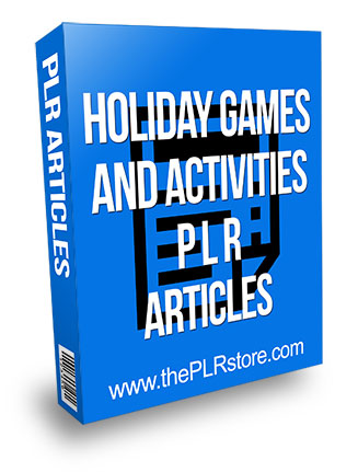 Holiday Games and Activities PLR Articles