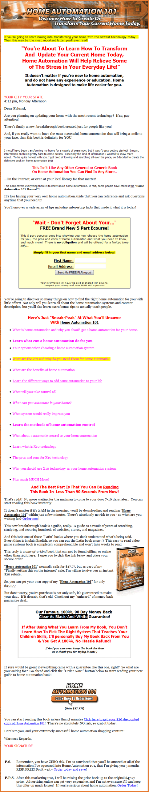 Home Automation 101 PLR Package (Deluxe) - Image 2