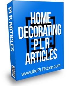 Home Decorating PLR Articles