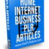 Home Internet Business PLR Articles