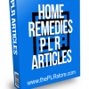 Home Remedies PLR Articles
