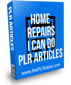 Home Repairs I can Do PLR Articles