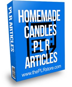 Homemade Candles PLR Articles