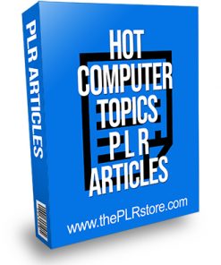 Hot Computer Topics PLR Articles