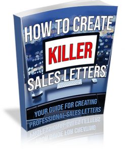 How to Create Killer Sales Letters PLR Ebook