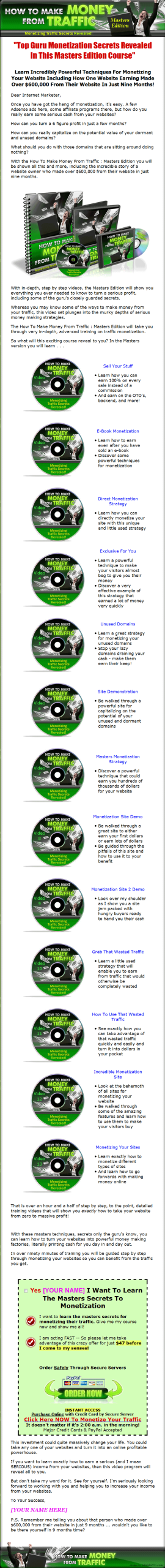 How To Make Money From Traffic Videos with Master Resale Rights - Image 4