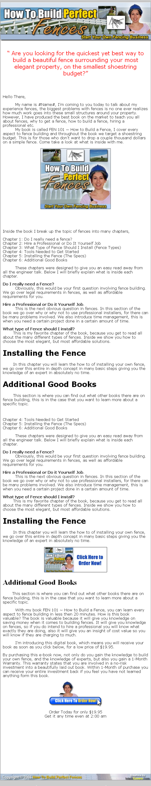 How to Build Perfect Fences PLR eBook - Image 2