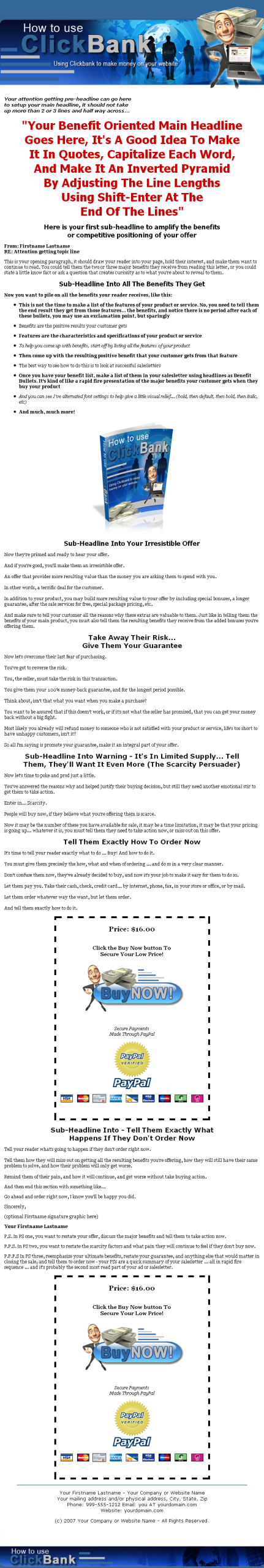 How To Use Clickbank MRR eBook - Image 2