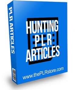 Hunting PLR Articles