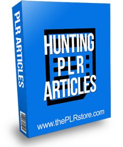 Hunting PLR Articles