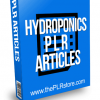 Hydroponics PLR Articles