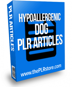 hypoallergenic dog plr articles