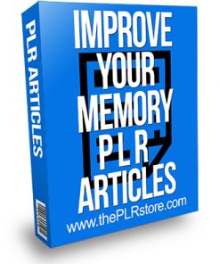 Improve Your Memory PLR Articles