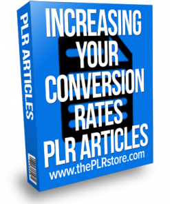 increasing your conversion rates plr articles