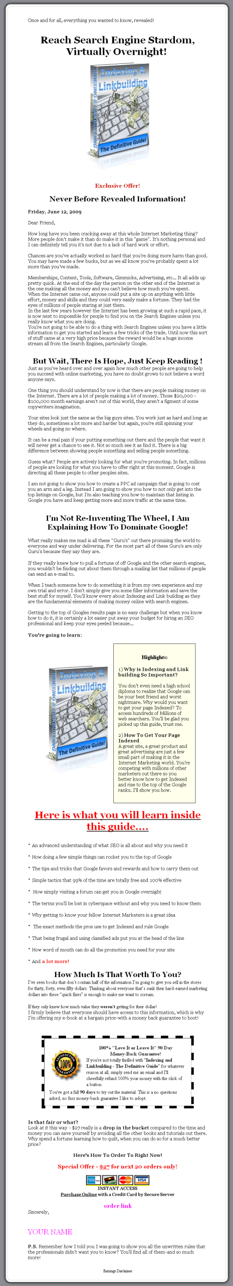 Indexing and Linkbuilding PLR Ebook - Image 2