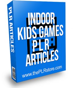 Indoor Kids Games PLR Articles