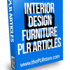 interior design furniture plr articles