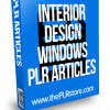 interior design plr articles windows coverings curtians